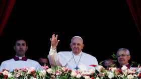 El Papa Francisco, durante su mensaje el Domingo de Resurrección.