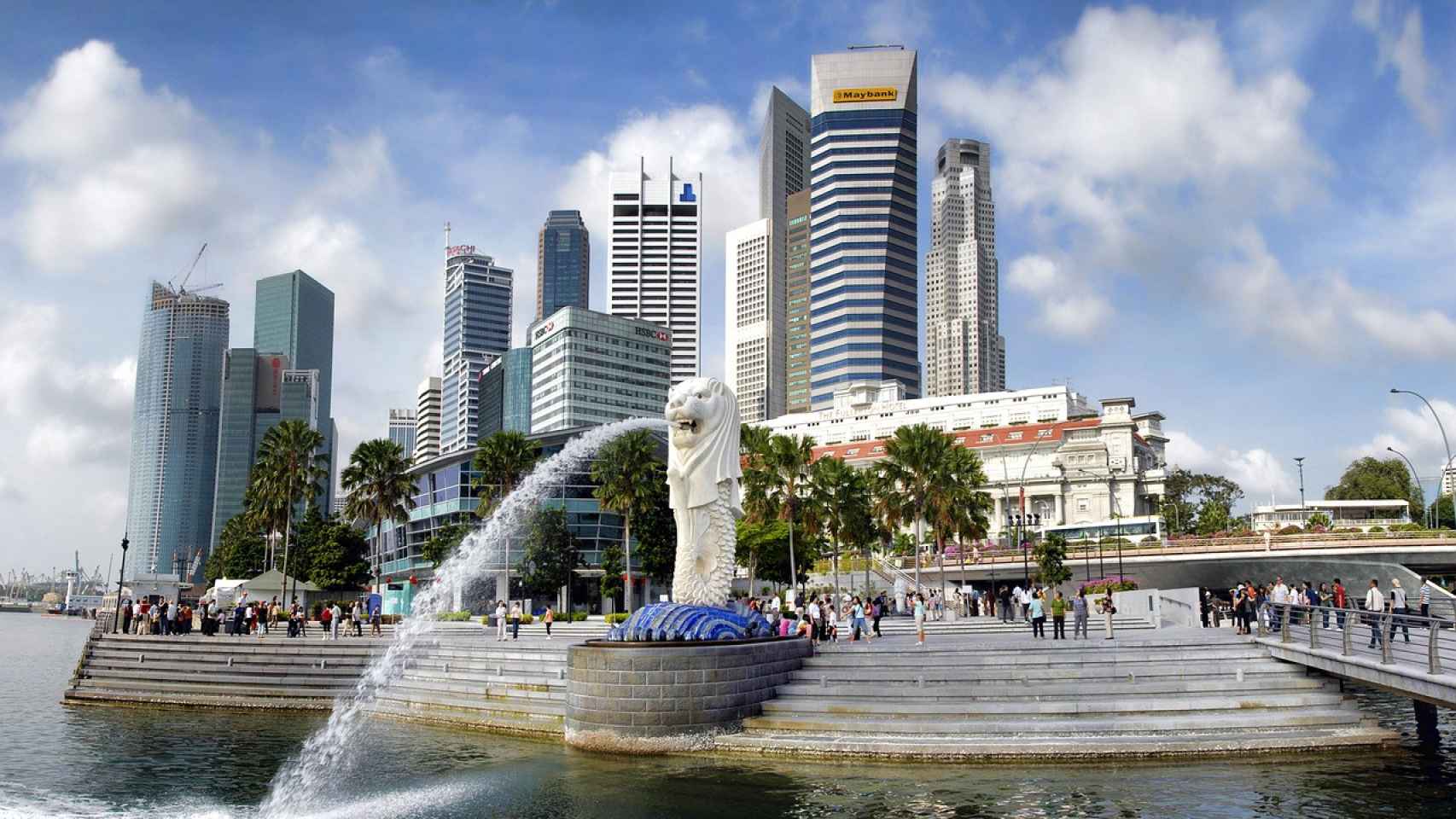 Detalle de la ciudad de Singapur
