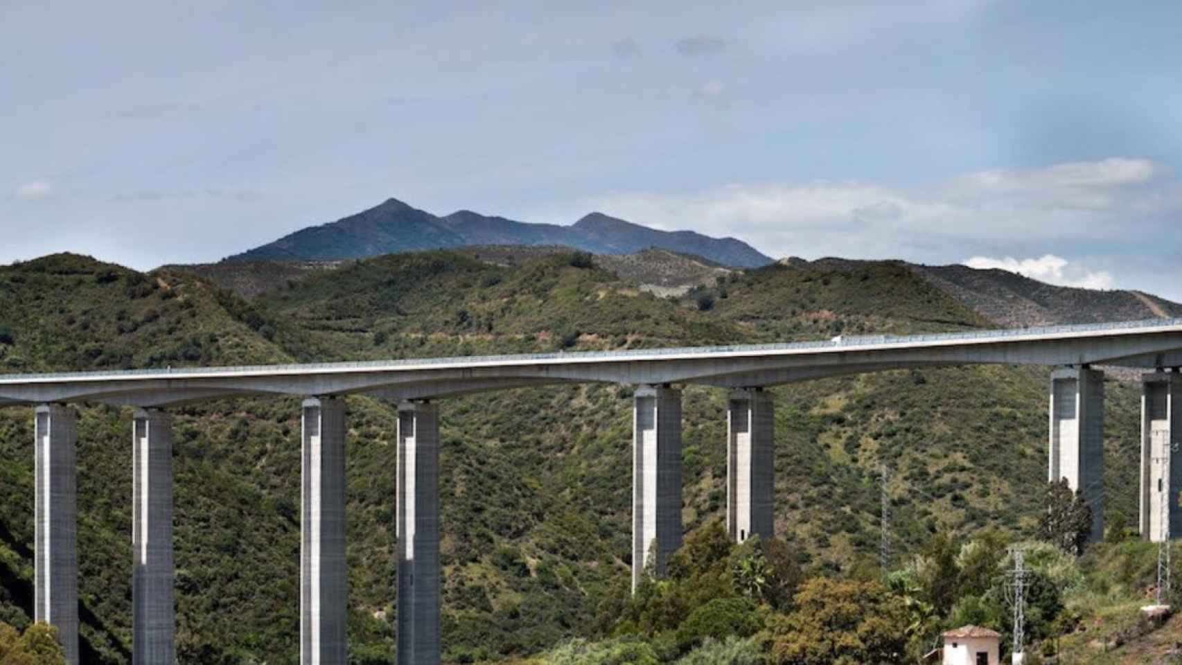 Viaducto de la autopista de la Costa del Sol.