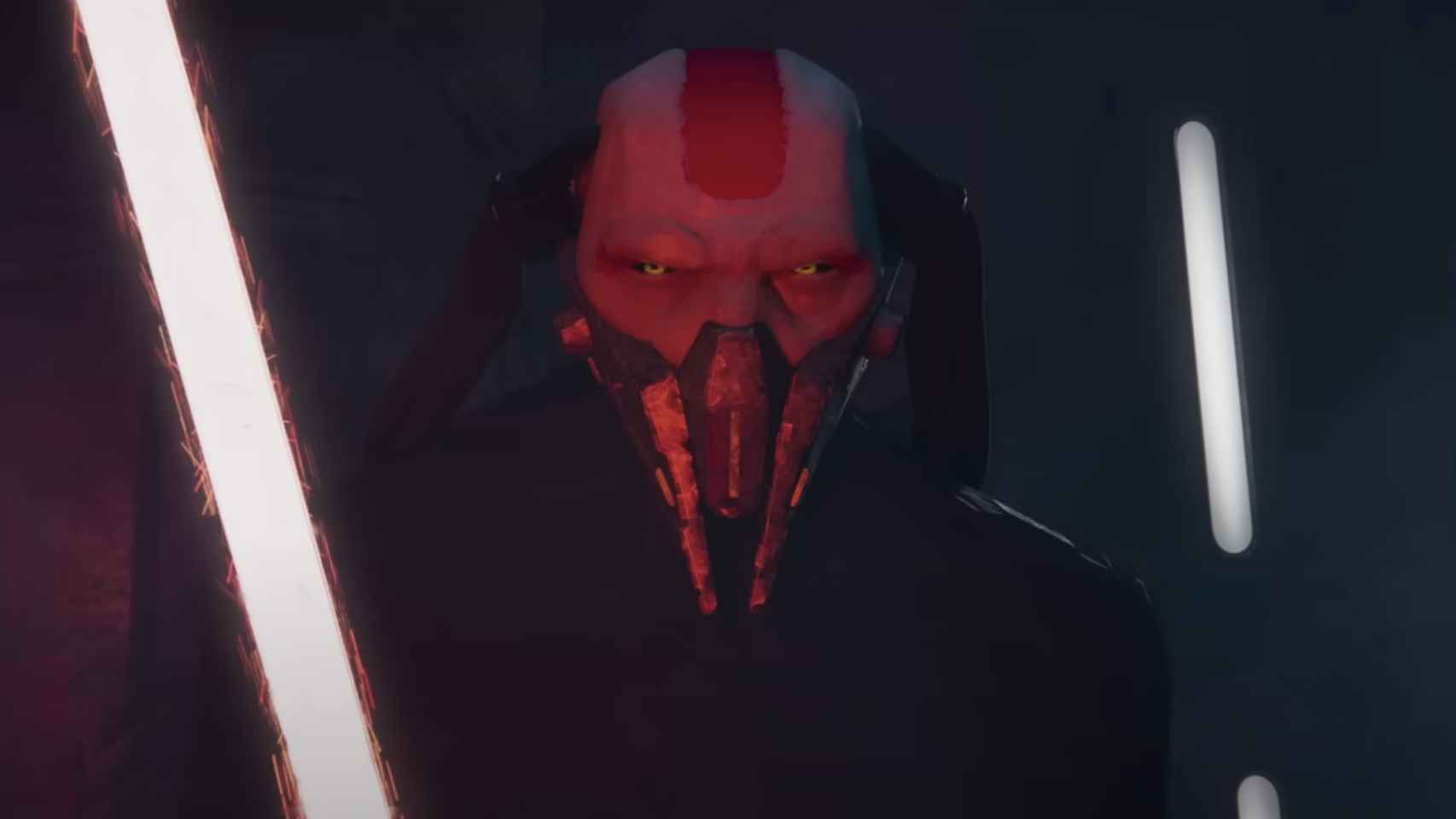 Fotograma de 'Sith', uno de los episodios de 'Star Wars: Visions'.