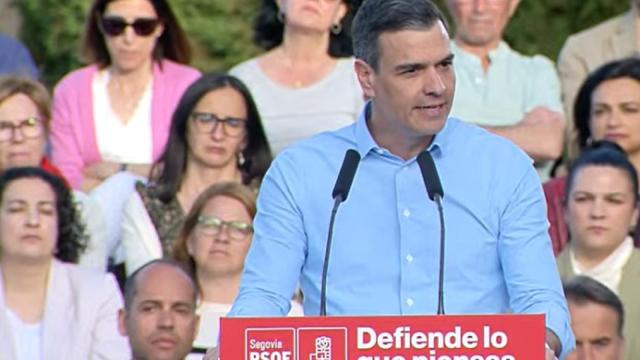 Pedro Sánchez en Segovia