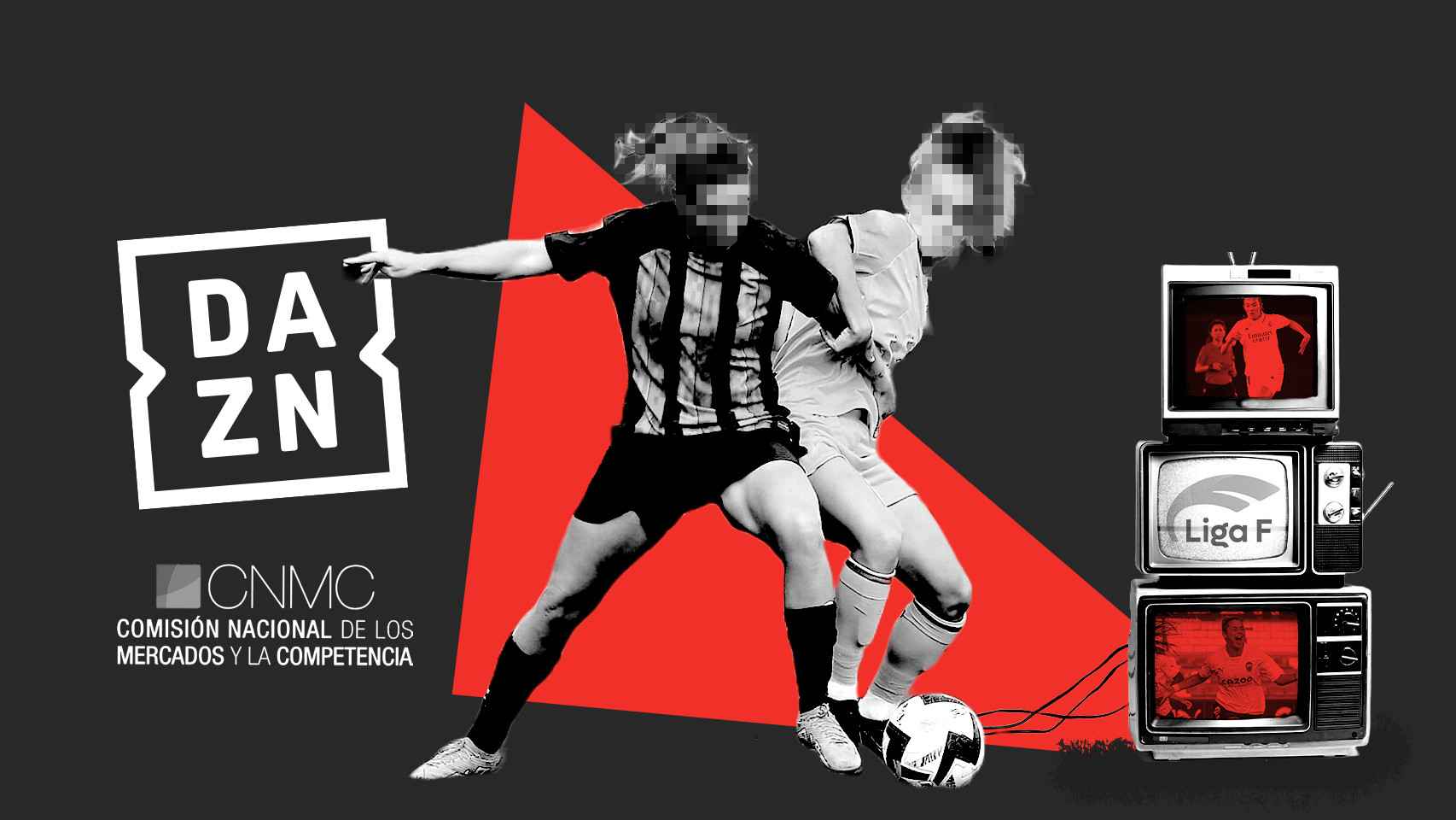 La Liga Femenina de fútbol adjudicó ilegalmente sus derechos de TV a Dazn y Mediapro, según la CNMC