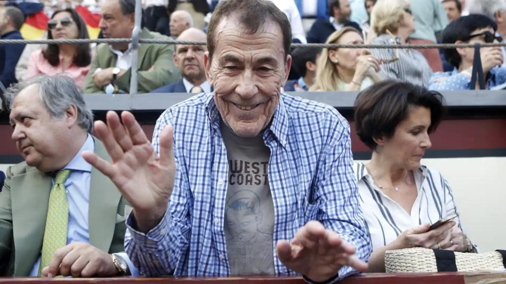 Fernando Sánchez Dragó, en la Feria de San Isidro 2018. Foto: Gtres