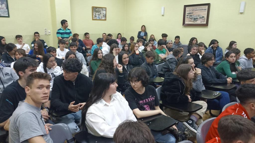 Estudiantes del Colegio San Agustín de Salamanca