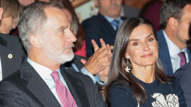 Los Reyes en el Ateneo de Madrid.