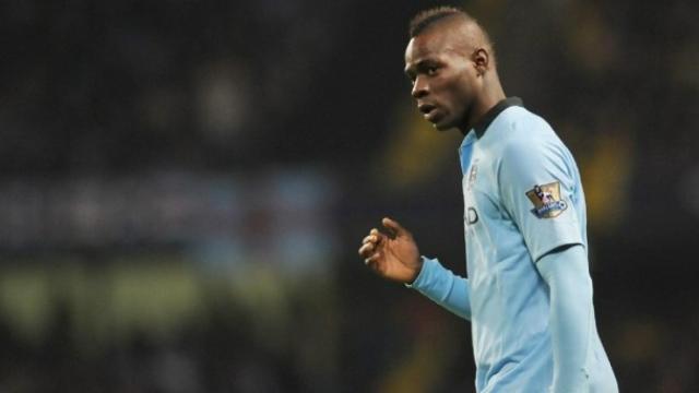 Mario Balotelli, durante su estancia en el Manchester City.