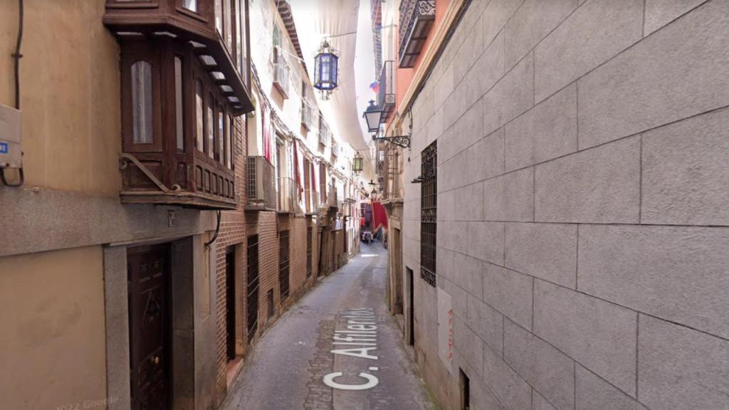 Calle Alfileritos de Toledo. Foto: Google Maps.