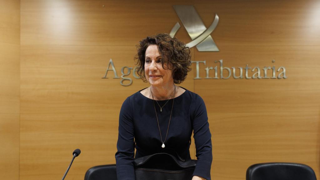 Soledad Fernández, directora de la AEAT, en la presentación de la Campaña de la Renta.