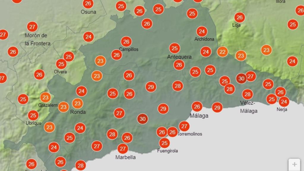 Vuelve el terral: los termómetros volverá a rozar los 30 grados este miércoles