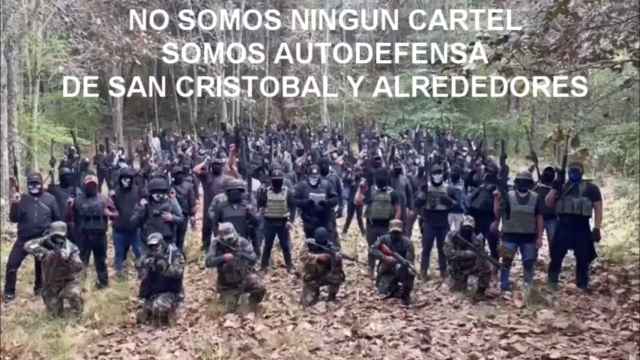 Captura del vídeo publicado por los proclamados Autodefensas de San Cristóbal.