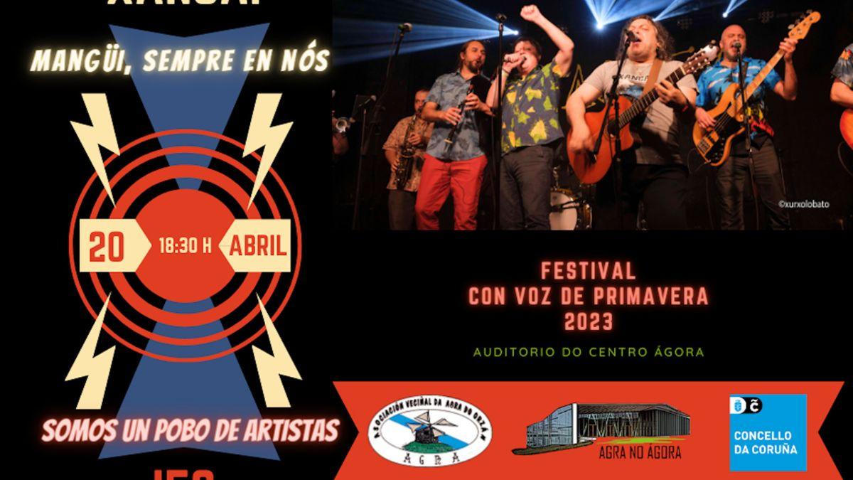 Cartel del Festival Con Voz de Primavera.