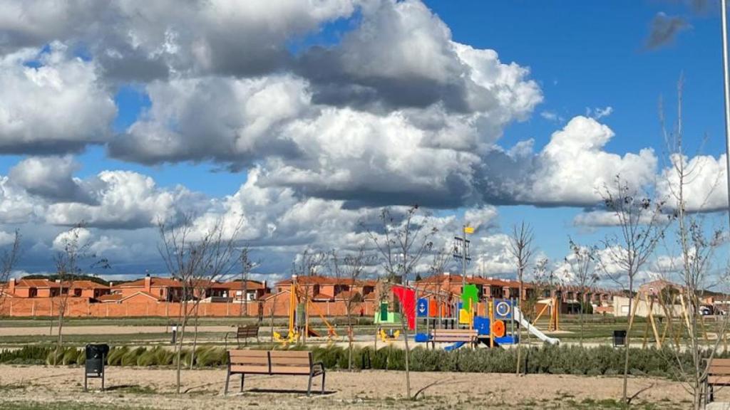 El parque nuevo en Valdestillas