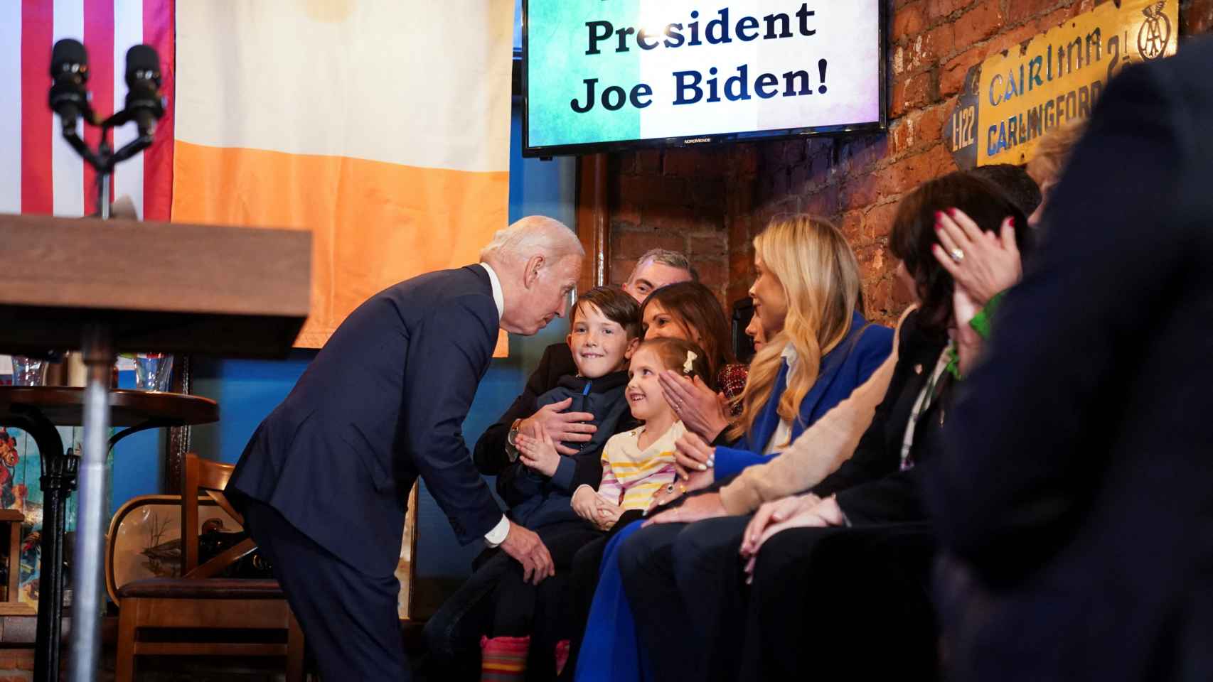 El presidente de los Estados Unidos, Joe Biden, visita Irlanda.