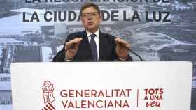 El presidente de la Generalitat, XImo Puig, después de que el Ejecutivo recuperase el control de los estudios.