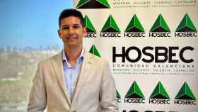 Federico Fuster, presidente de la patronal Hosbec, posa para la entrevista con EL ESPAÑOL.
