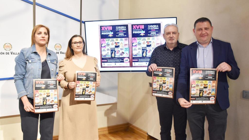 Presentación del Concurso de Pinchos Saborea La Cistérniga en la Diputación de Valladolid