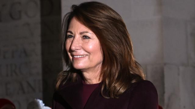 Carole Middleton, la madre de Kate, en diciembre de 2021 en Londres.