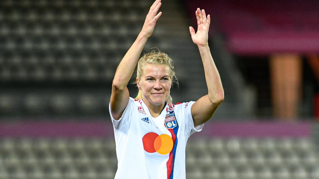 Ada Hegerberg, con el Olympique de Lyon