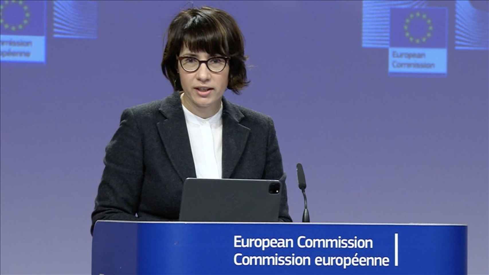 Anitta Hipper, portavoz de la Comisión Europea para asuntos de Interior.