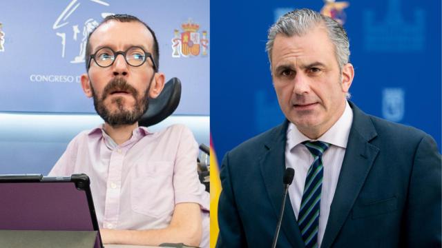 Pablo Echenique y Javier Ortega Smith.