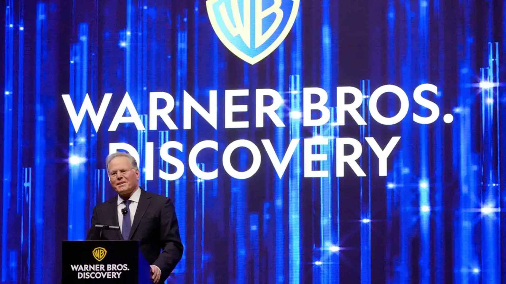 David Zaslav en la presentación de Warner Bros. Discovery.