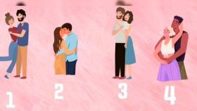 Escoge el abrazo que te parezca más romántico y conocerás los resultados del test viral.