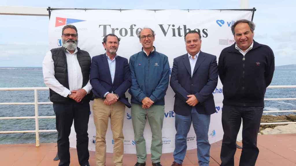 Presentación del Trofeo Vithas en el club Marítimo de Canido.