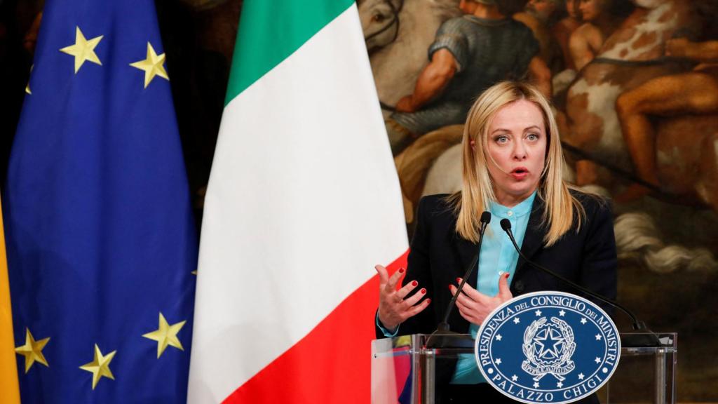 La primera ministra italiana, Giorgia Meloni.