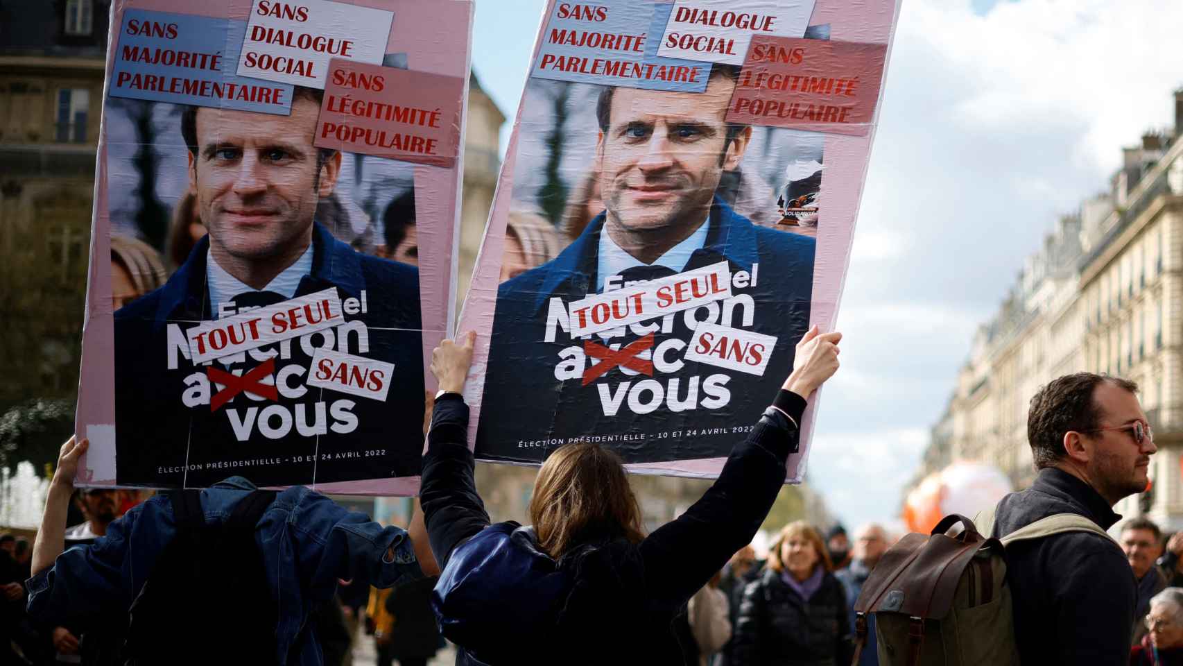 Duodécimo día de huelga nacional y protesta en Francia contra la reforma de las pensiones.