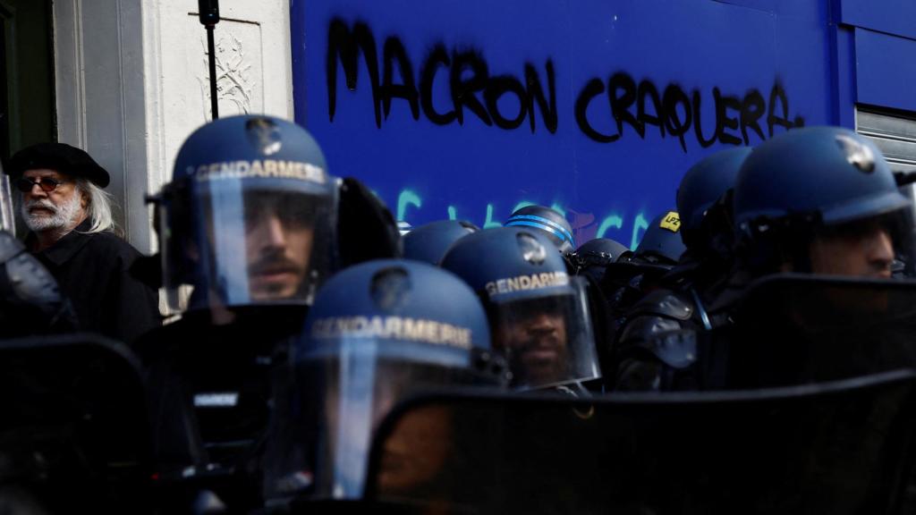 Duodécimo día de huelga nacional y protesta en Francia contra la reforma de las pensiones.