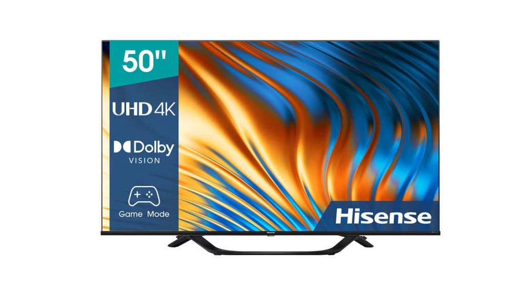 El televisor Hisense que vende El Corte Inglés.