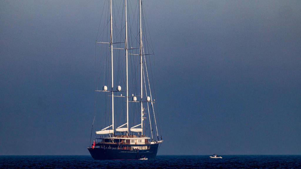 Koru, el yate de vela de Jeff Bezos, en Palma.