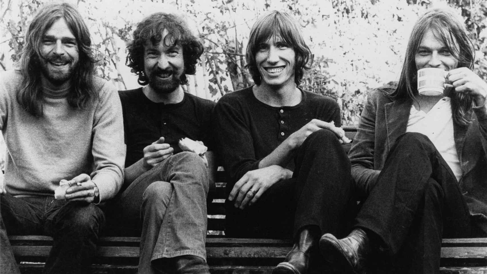 Los integrantes de Pink Floyd