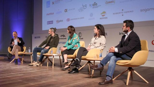 Imagen de la mesa redonda ‘eCommerce’, en la segunda jornada del II Foro Económico Español en Galicia ‘La Galicia que viene’.