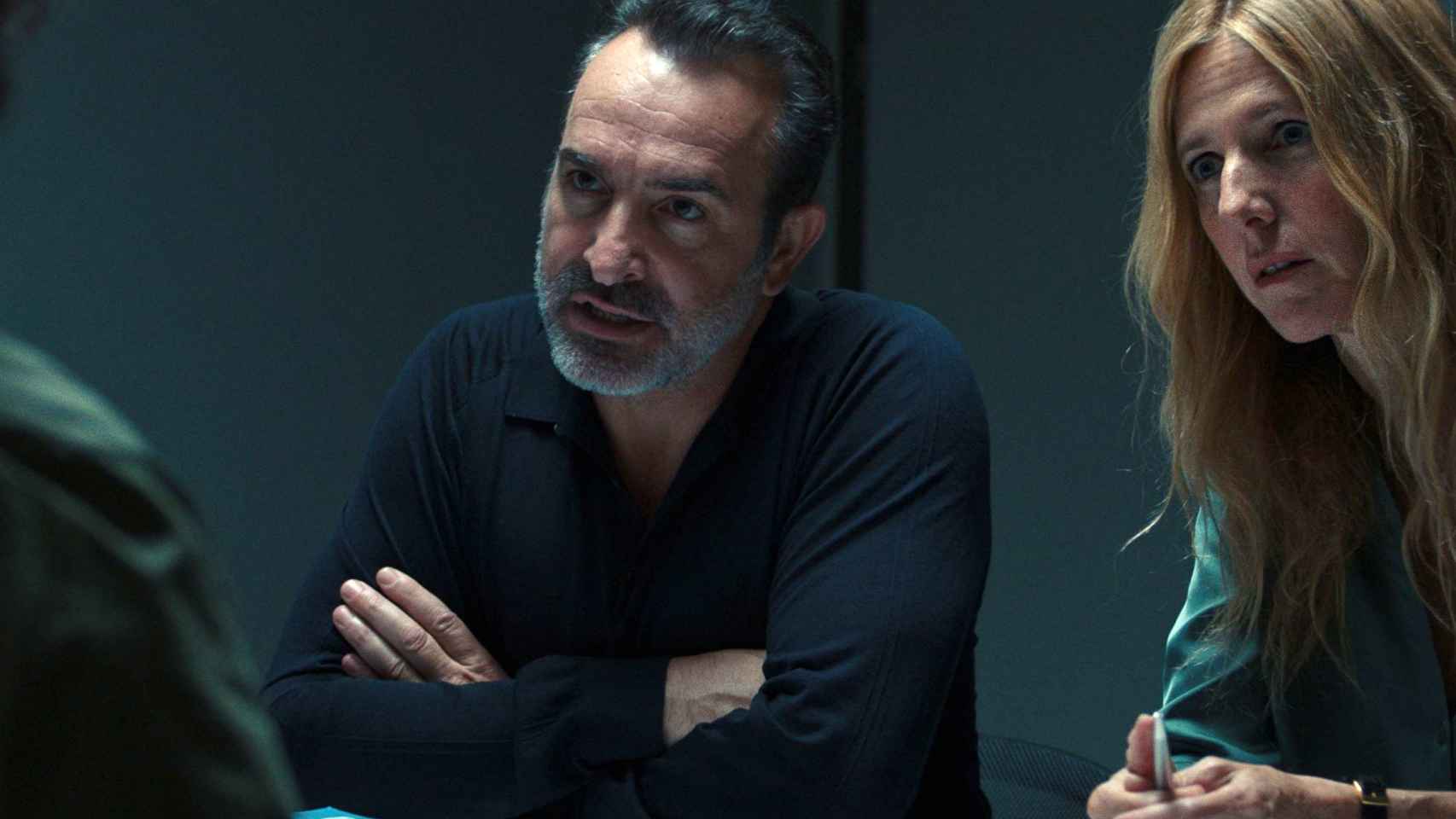 Jean Dujardin y Sandrine Kiberlain en un momento del filme