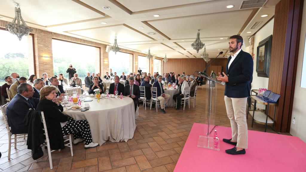 El director general de Soliss durante su intervención.