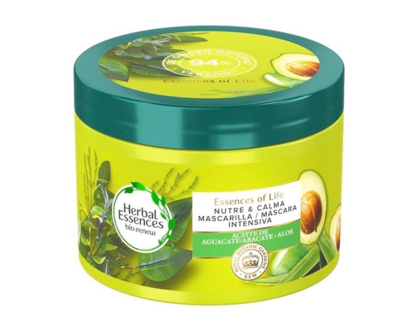 Herbal Essences mascarilla nutritiva aguacate y aloe vera