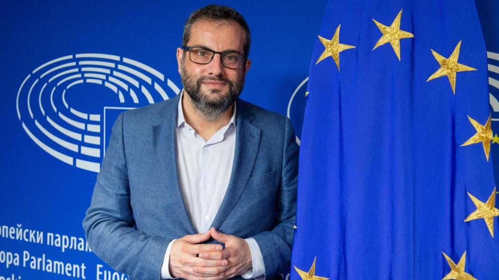 El eurodiputado Ibán García, en el Parlamento Europeo.