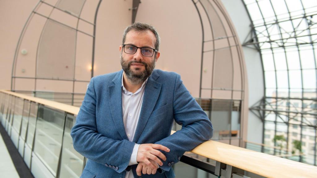 El eurodiputado Ibán García, en el Parlamento Europeo.