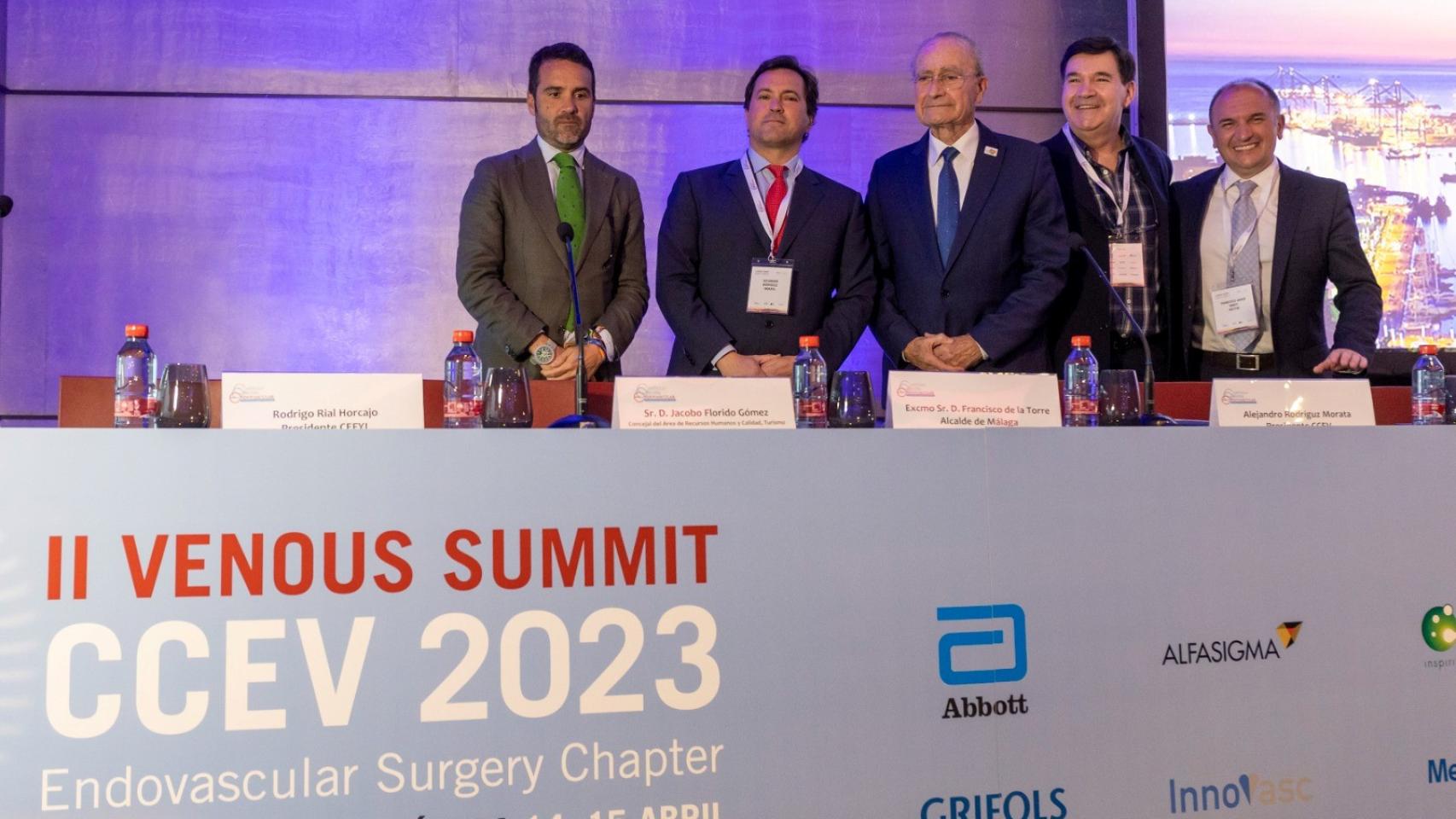 La inauguración del II Summit Venoso en Málaga.