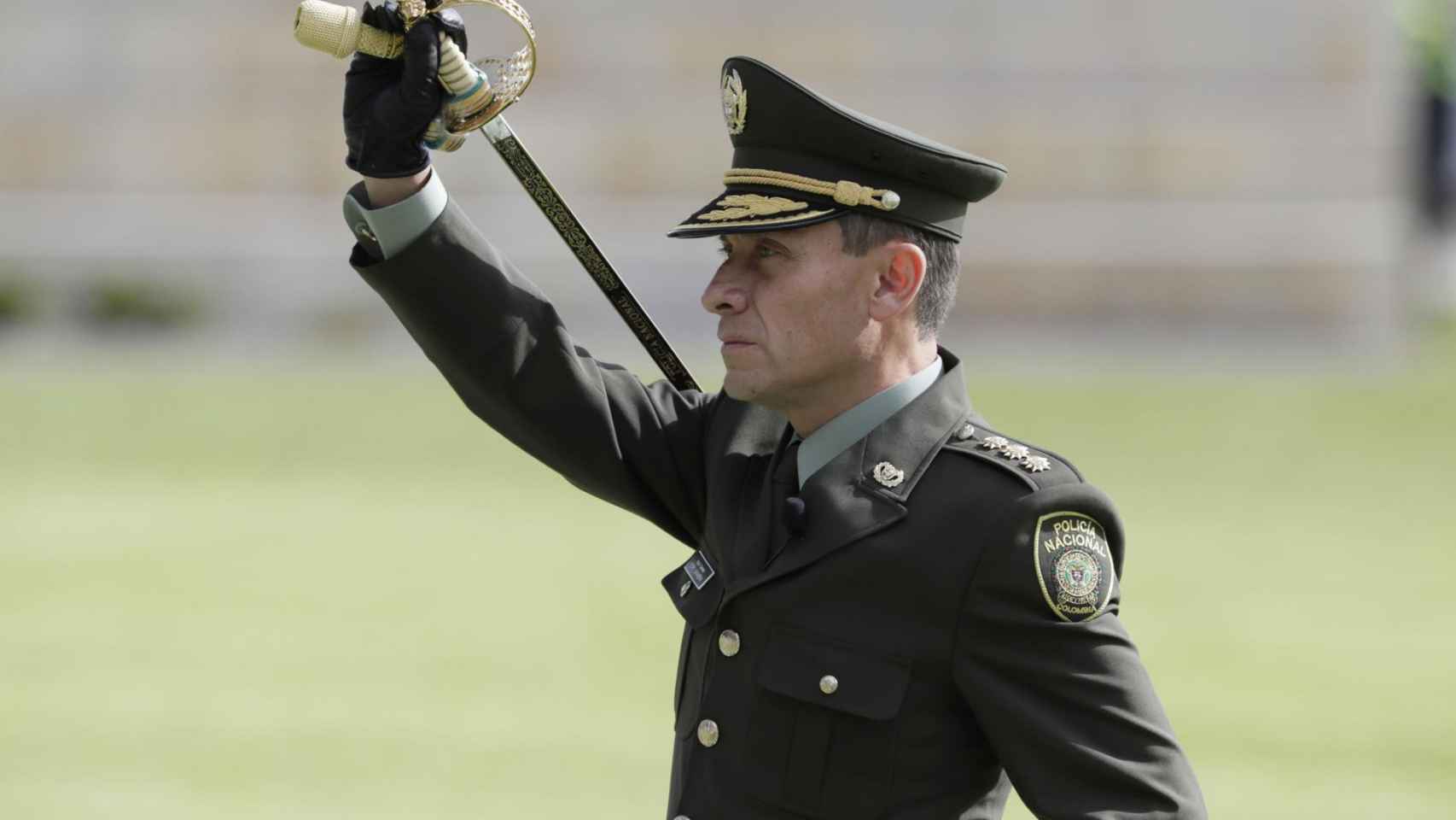 Fotografía de archivo del 19 de agosto de 2022 que muestra al exdirector de la Policía Nacional de Colombia, Henry Armando Sanabria Cely.