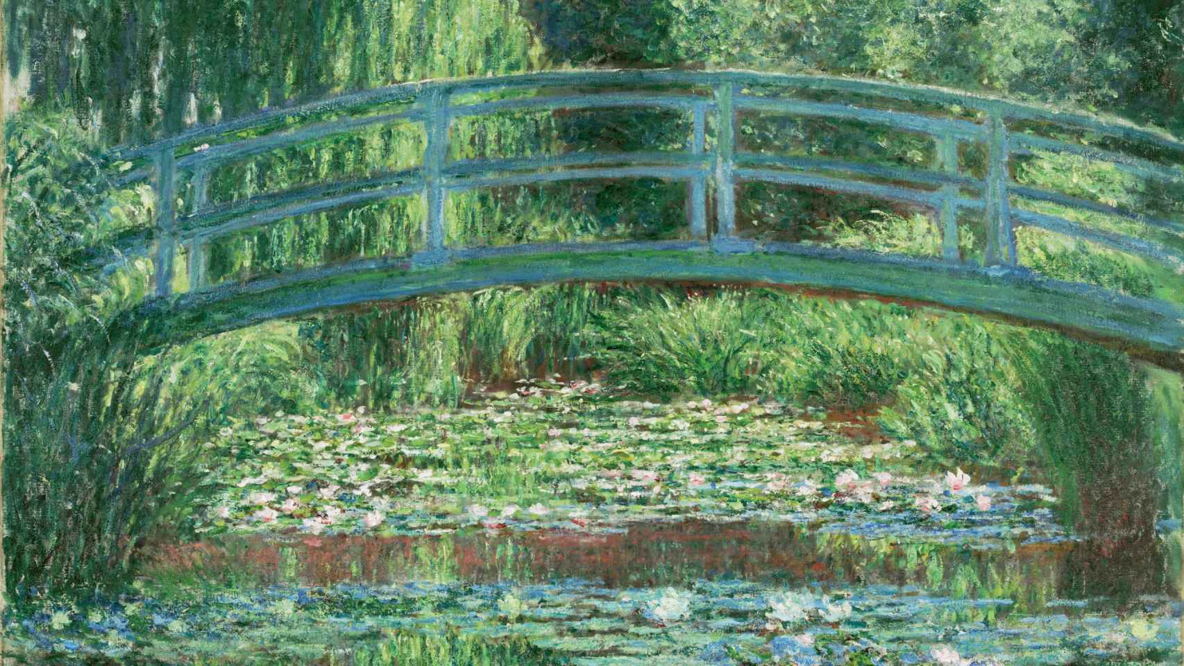 Claude Monet: 'El puente japonés y el estanque de nenúfares, Giverny'. 1989. © Philadelphia Museum of Art