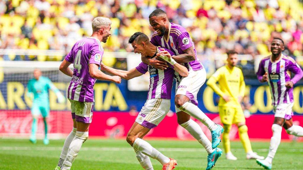 Imagen del partido del Valladolid contra el Villarreal