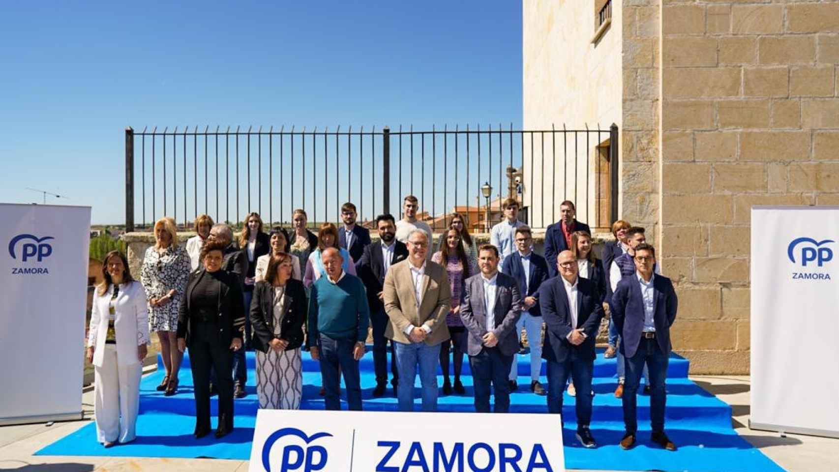 Integrantes del listado del PP de Zamora