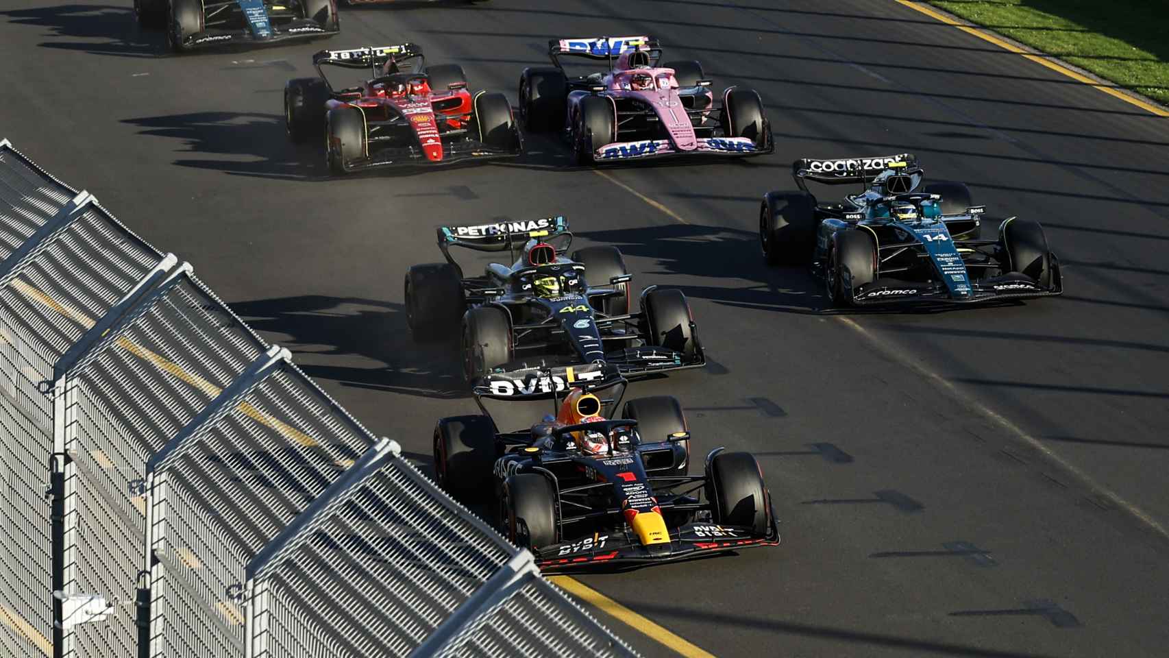 Parrilla de salida de la Fórmula 1 en el GP de Australia