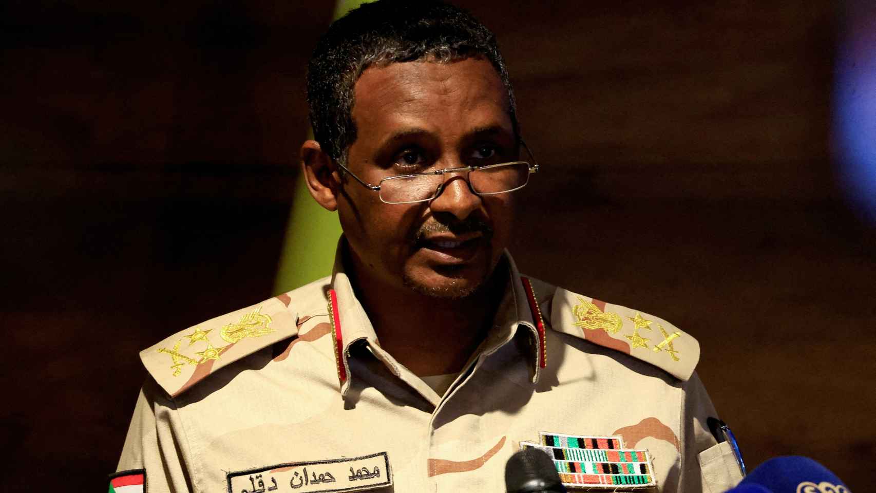 el general Mohamed Hamdan Dagalo, líder de las FAR en Sudán.