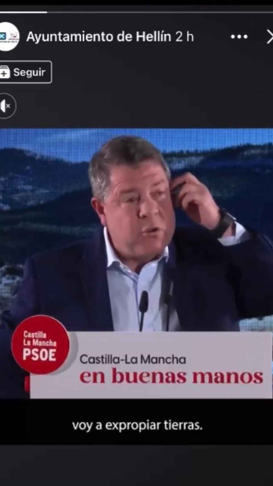 Imagen difundida por el Partido Popular de Castilla-La Mancha