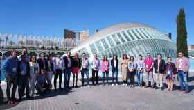 Delegación de Castilla y León en Conferencia Municipal del PSOE en Valencia