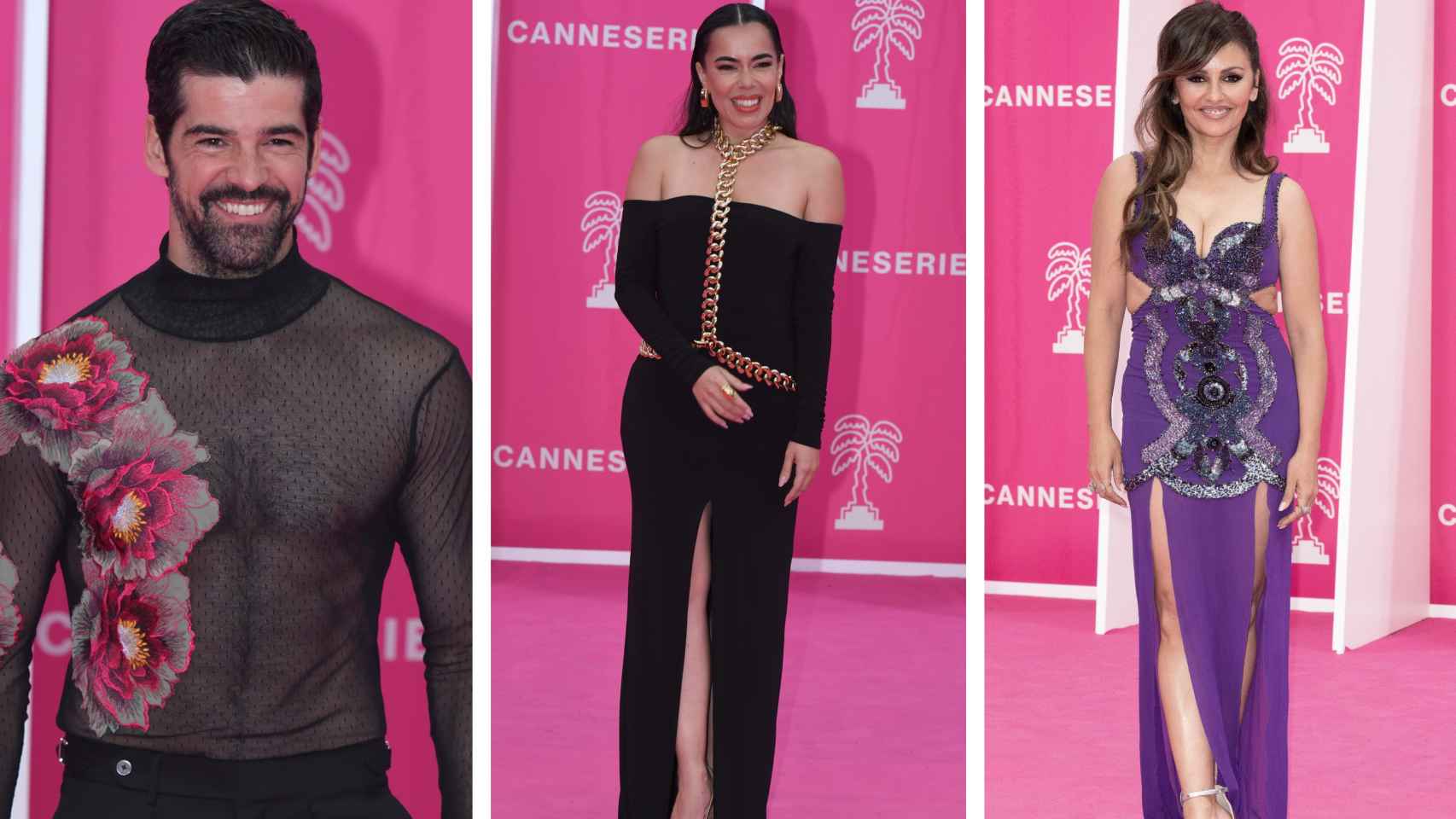 La camiseta de tul de Miguel Ángel Muñoz y el vestido de lentejuelas de Mónica Cruz: la alfombra rosa de Canneseries