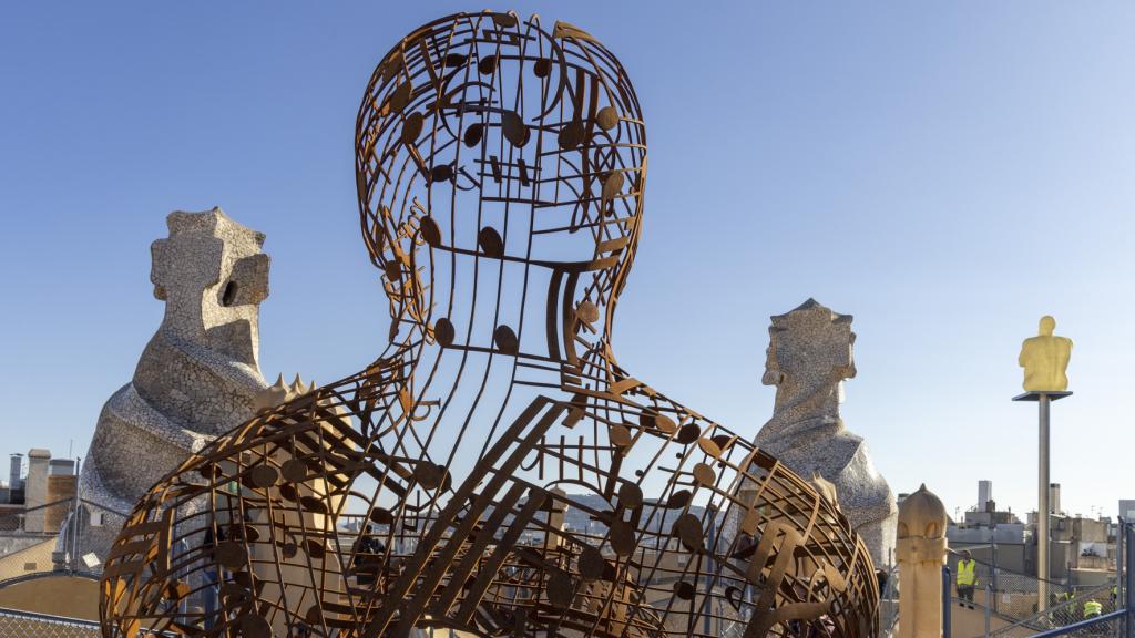 Jaume Plensa: Silent Music IV, 2019. © Pau Fabregat. Fundació Catalunya La Pedrera